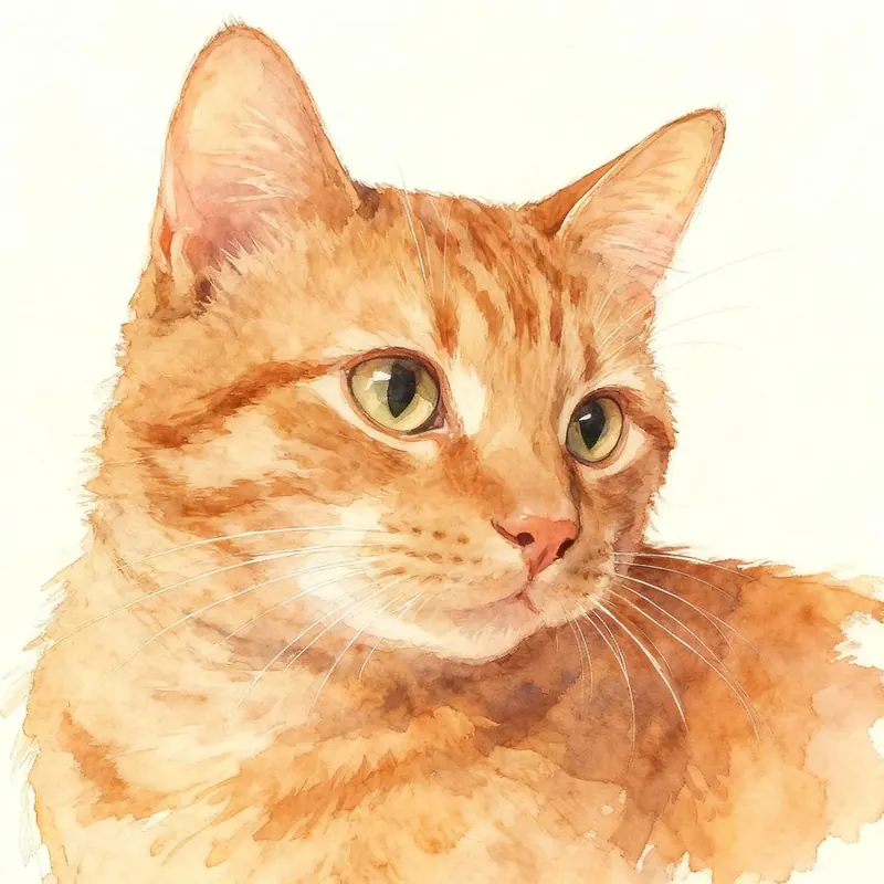 Rabbit portrait in a custom art style